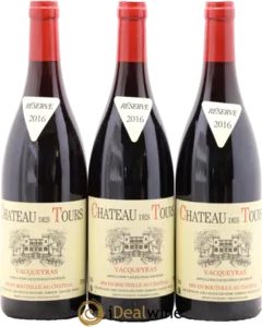 photo du vin Vacqueyras Château des Tours Emmanuel Reynaud