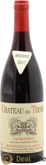 photo du vin Vacqueyras Château des Tours Emmanuel Reynaud