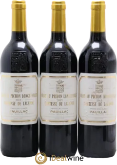 vue du vin Château Pichon Longueville Comtesse de Lalande 2ème Grand Cru Classé
