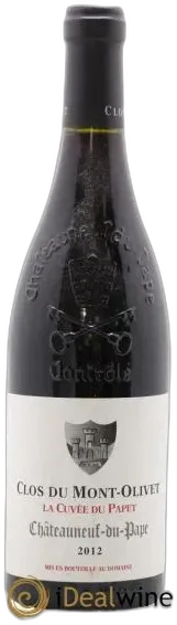 image du vin Châteauneuf-du-Pape Cuvée du Papet Clos du Mont-Olivet