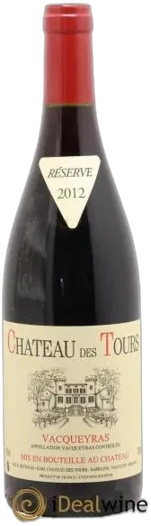 photo du vin Vacqueyras Château des Tours Emmanuel Reynaud