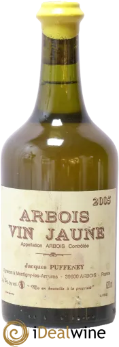 image du vin Jacques Puffeney Arbois Vin Jaune 1988