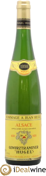 image du vin Alsace Gewurztraminer Hommage à Jean Hugel