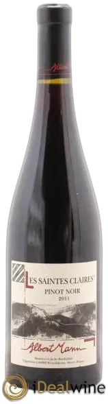 aperçu du vin Alsace Aoc Pinot Noir Clos de la Faille Albert Mann 2022