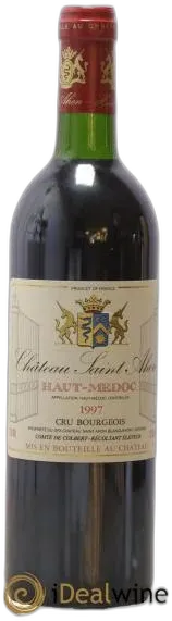 image du vin Haut Médoc Château Saint Ahon