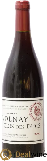 photo du vin Volnay 1er Cru Clos des Ducs Marquis D&Apos;Angerville