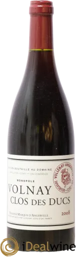 photo du vin Volnay 1er Cru Clos des Ducs Marquis D&Apos;Angerville