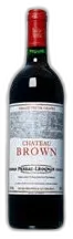 vue du vin Château Brown