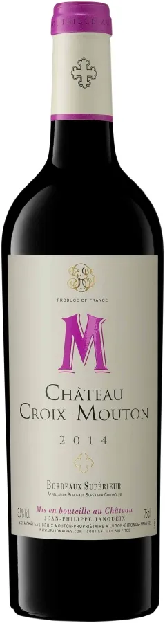 vue du vin Château Croix-Mouton