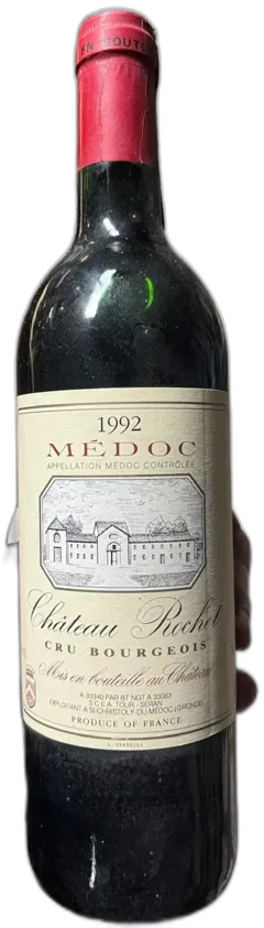 photo du vin Château Rochet Médoc 1992