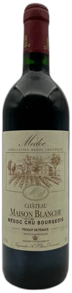 photo du vin Château Maison Blanche Médoc Cru Bourgeois 1993