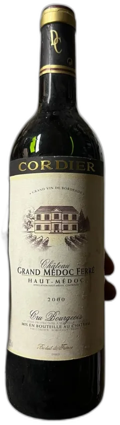 aperçu du vin Château Grand Médoc Ferré Haut-Médoc 2000