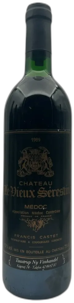 aperçu du vin Château Vieux Sérestin Médoc 1989