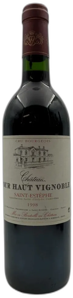 illustration du vin Château Tour Haut Vignoble 1998 Saint Estèphe
