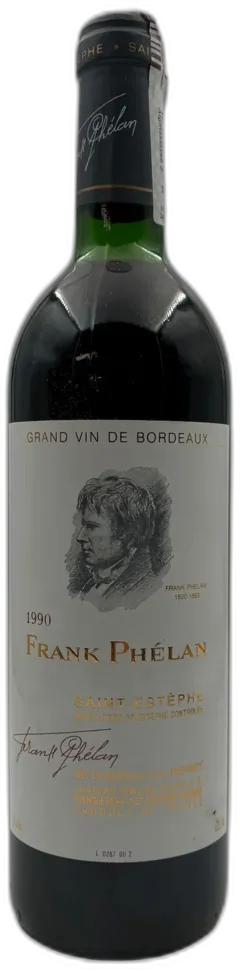photo du vin Frank Phélan Saint Estèphe 1990