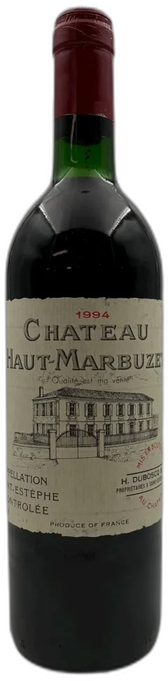 vue du vin Château Haut-Marbuzet 1994