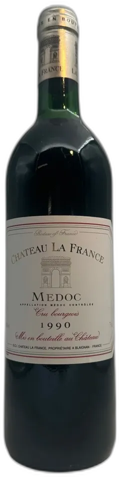 photo du vin Médoc Château La France 1990