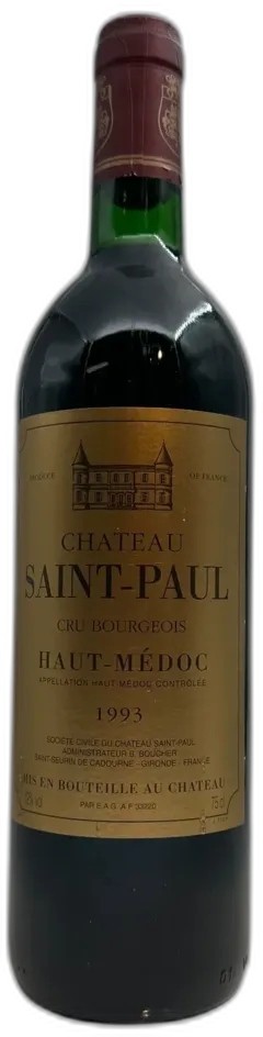 photo du vin Haut-Médoc Château Saint-Paul 1993