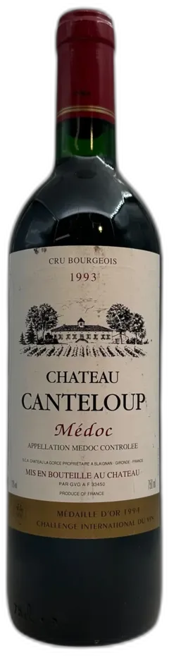photo du vin Médoc Château Canteloup 1993