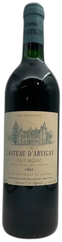 capture du vin Haut-Médoc Château d'Arvigny 1993