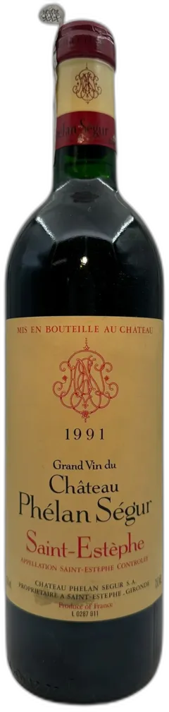 photo du vin Saint-Estèphe Château Phélan Ségur 1991