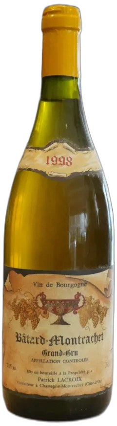 photo du vin Batard Montrachet 1998 Lacroix