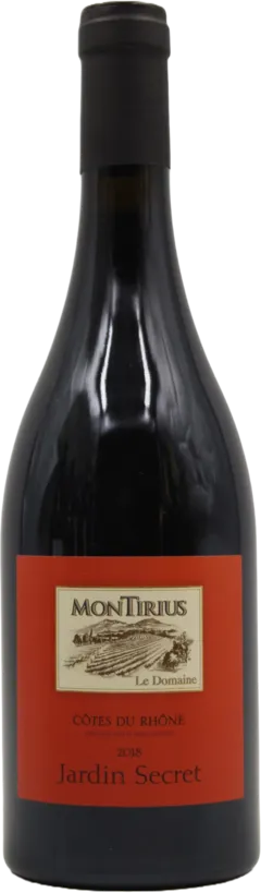 vue du vin Domaine Montirius Côtes du Rhône Jardin Secret 2017