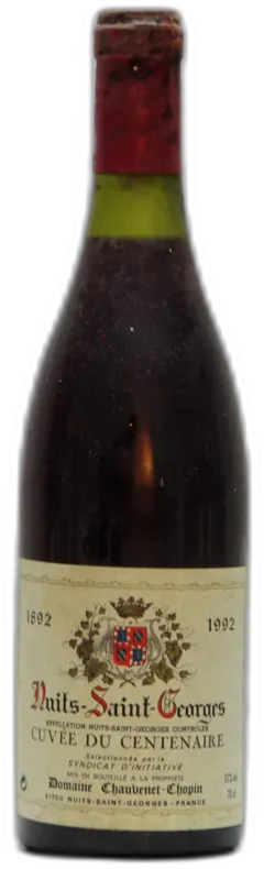 photo du vin 1992 Chauvenet-Chopin, Nuits-Saint-Georges Cuvée du Centenaire