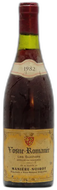 photo du vin 1982 Manière-Noirot, Vosne-Romanée 1er Cru les Suchots