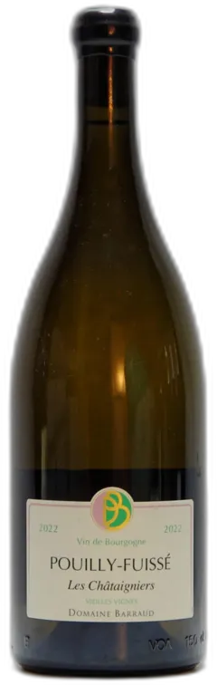 photo du vin 2022 Domaine Barraud, Pouilly-Fuissé les Chataigniers Vieilles Vignes