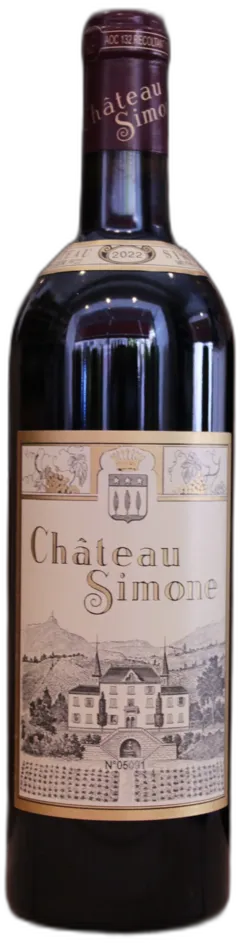 capture du vin Simone Rouge Château Simone 2020