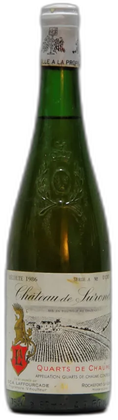 photo du vin 1986 Château de Suronde, Quarts de Chaume