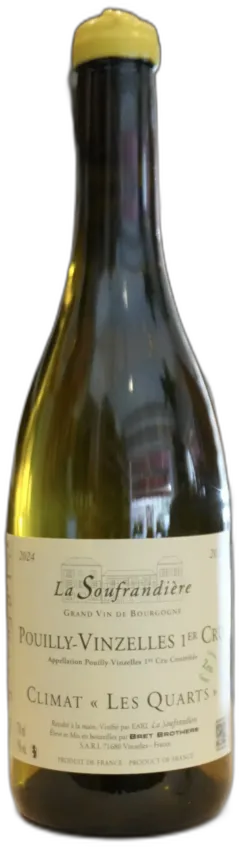 image du vin Pouilly-Vinzelles 1er Cru les Quarts Blanc 2024 Domaine de la Soufrandière