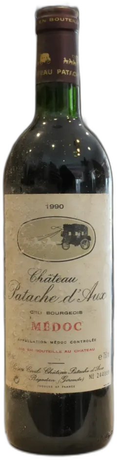 aperçu du vin Medoc 1990 Chateau Patache d Aux