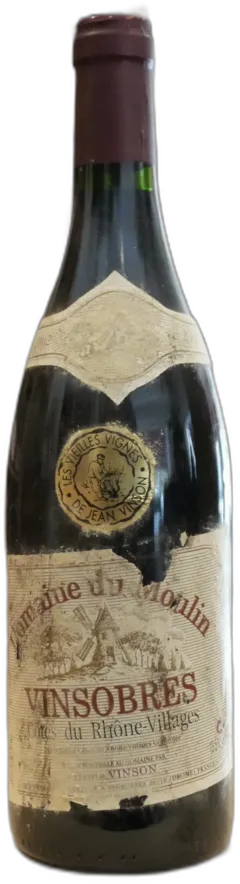 photo du vin Cotes du Rhone Villages Vinsobre 2003 Domaine du Moulin