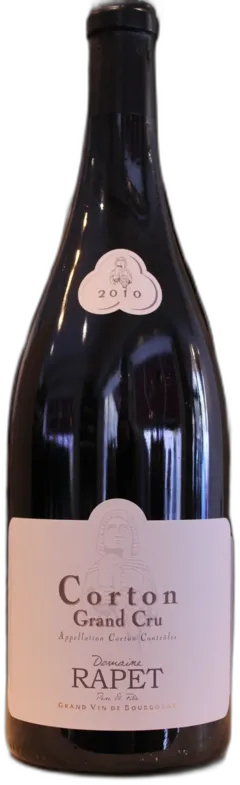 vue du vin Corton Grand Cru Rouge 1993 Domaine Rapet