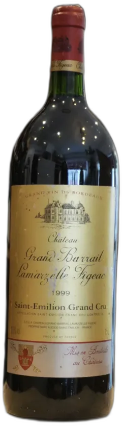 illustration du vin Saint Emilion Grand Cru 1999 Chateau Barrail Lamazarele Figeac