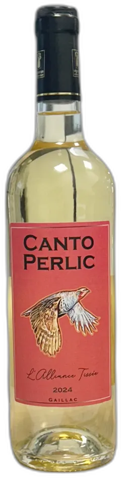 aperçu du vin Canto Perlic l’Alliance Tissée Bio