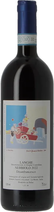 vue du vin Roberto Voerzio Langhe Nebbiolo Disanfrancesco
