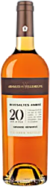 vue du vin Rivesaltes Vin Doux Naturel Ambré 10 Ans d’Age Blanc Dom Brial