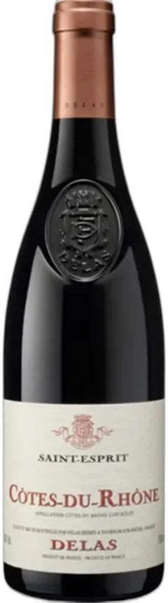 capture du vin Delas Frères Côtes du Rhône Rouge Saint-Esprit 2022