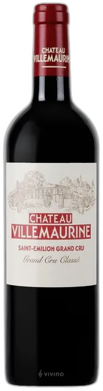 photo du vin Château Villemaurine Saint-Emilion Grand Cru Bouteille Rouge 2001