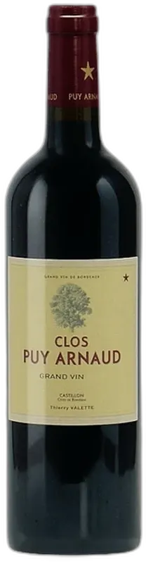 image du vin Château Clos Puy Arnaud Côtes de Bordeaux Castillon Rouge 2016