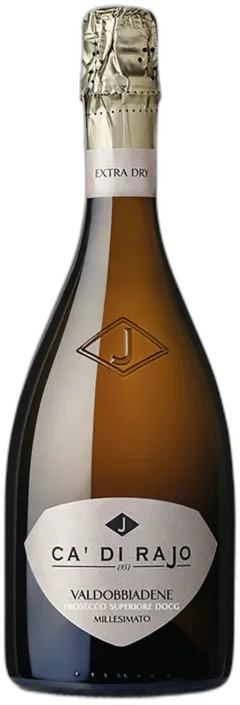 illustration du vin Prosecco Spumente Extra Dry Doc Treviso ca di Rajo