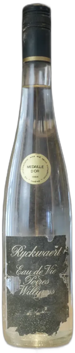 photos du vin Eau de Vie de Poire Williams Annees 1980