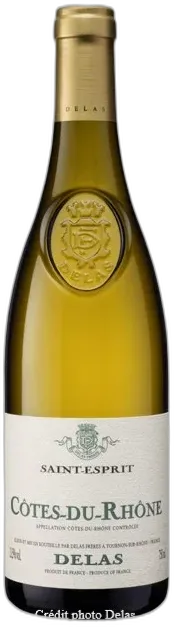 photos du vin Delas Saint-Esprit Côtes-du-Rhône Blanc