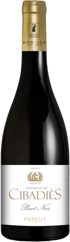 photo du vin Pinot Noir Cent Pour Cent Igp d’oc