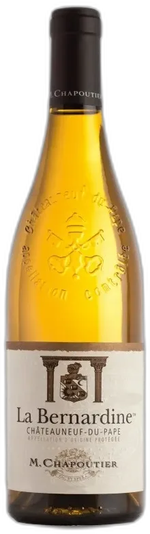 photo du vin m Chapoutier la Bernardine Blanc 2017