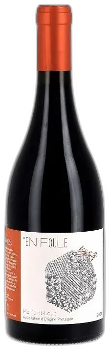 image du vin Vin Rouge Château Fontanès Pic Saint Loup en Foule