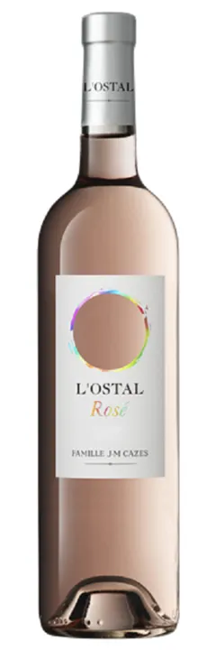 vue du vin l'Ostal Rosé
